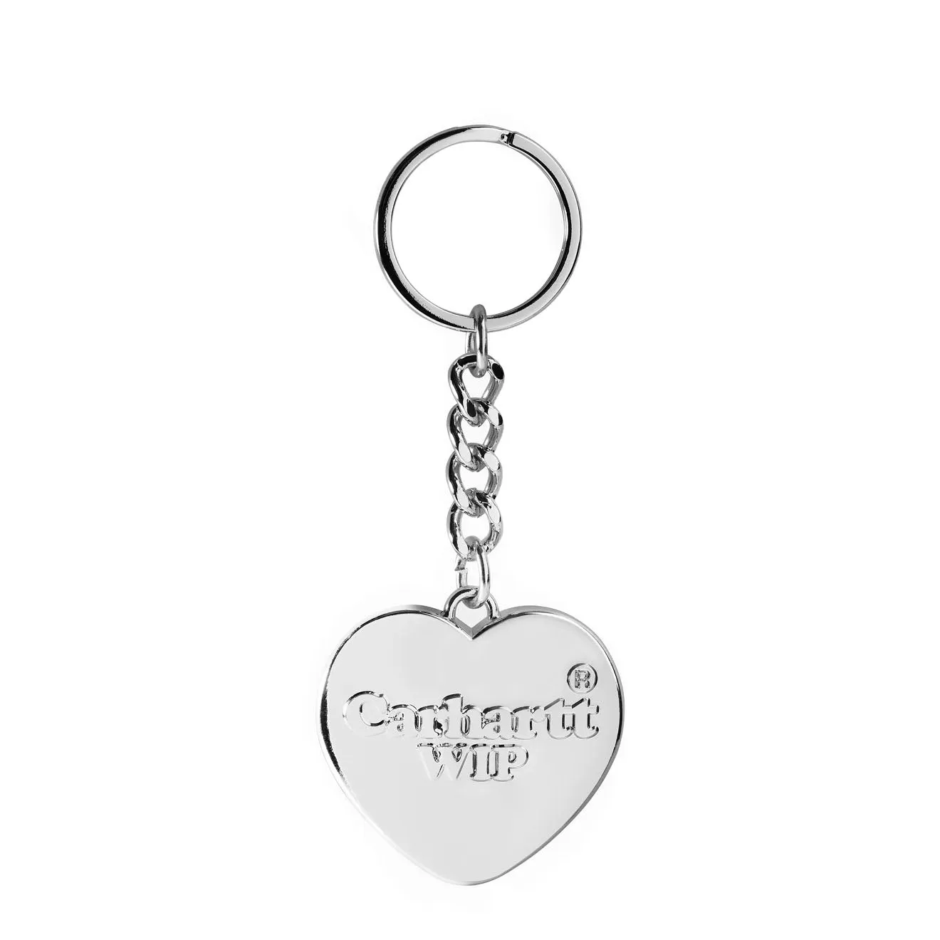 Accessories Carhartt Wipaccessories Men Carhartt WIP Heart Keychain Silver