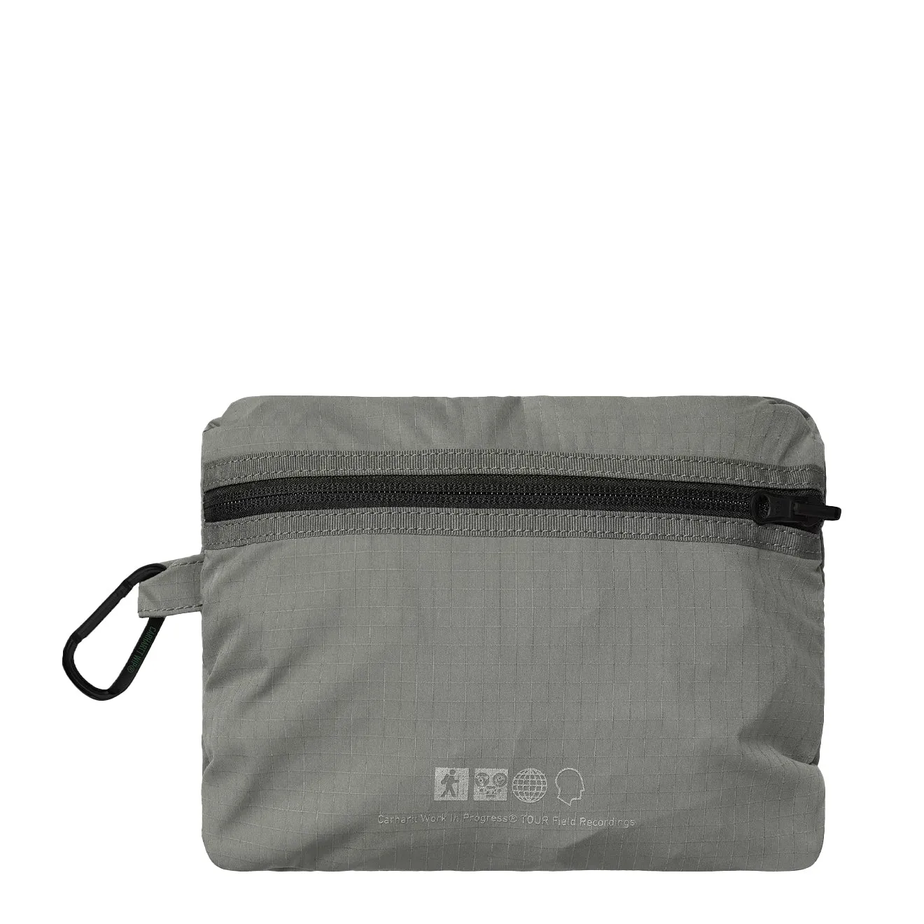Accessories Carhartt Wipaccessories Men Carhartt WIP Tour Packable Travel Bag Smoke Green / Reflective