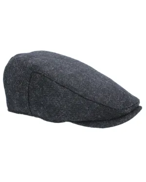 Accessories Heather Hats Heather Selby Twill Tweed Flat Cap