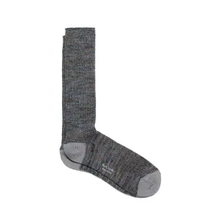 Accessories Paul Smith Paul Smith Chunky Marl Twist Cotton-Blend Socks Slate