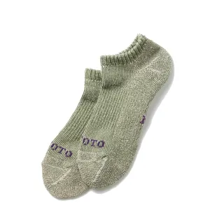 Accessories Rototo Rototo Hemp Pile Short Sock Hunter Green