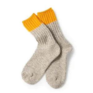 Accessories Rototo Rototo Merino Wool Ragg Socks Yellow