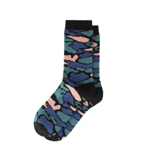 Accessories Rototo Rototo Pile Camo Crew Socks Multi