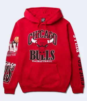 Aeropostale Mens' Chicago Bulls Basketball Pullover Hoodie -  - Size L - Cotton - Teen Fashion & Clothing Red Aeropostale