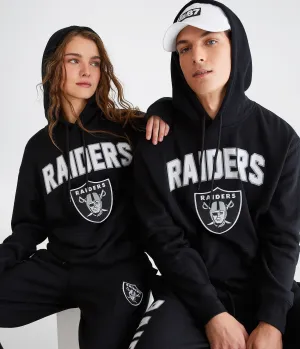Aeropostale Mens' Las Vegas Raiders Pullover Hoodie -  - Size M - Cotton - Teen Fashion & Clothing Black Aeropostale
