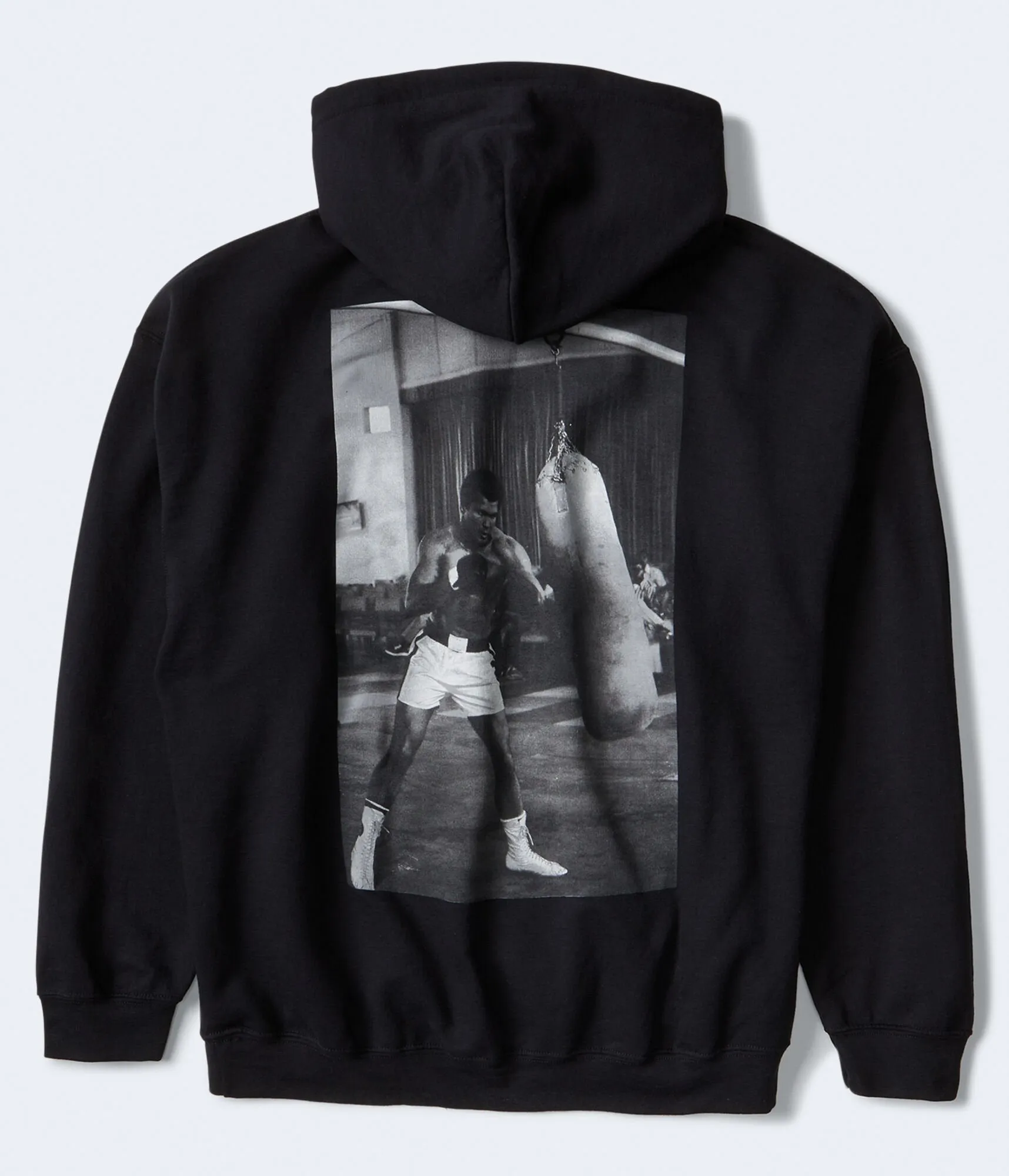 Aeropostale Mens' Muhammad Ali Pullover Hoodie -  - Size XS - Cotton - Teen Fashion & Clothing Black Aeropostale