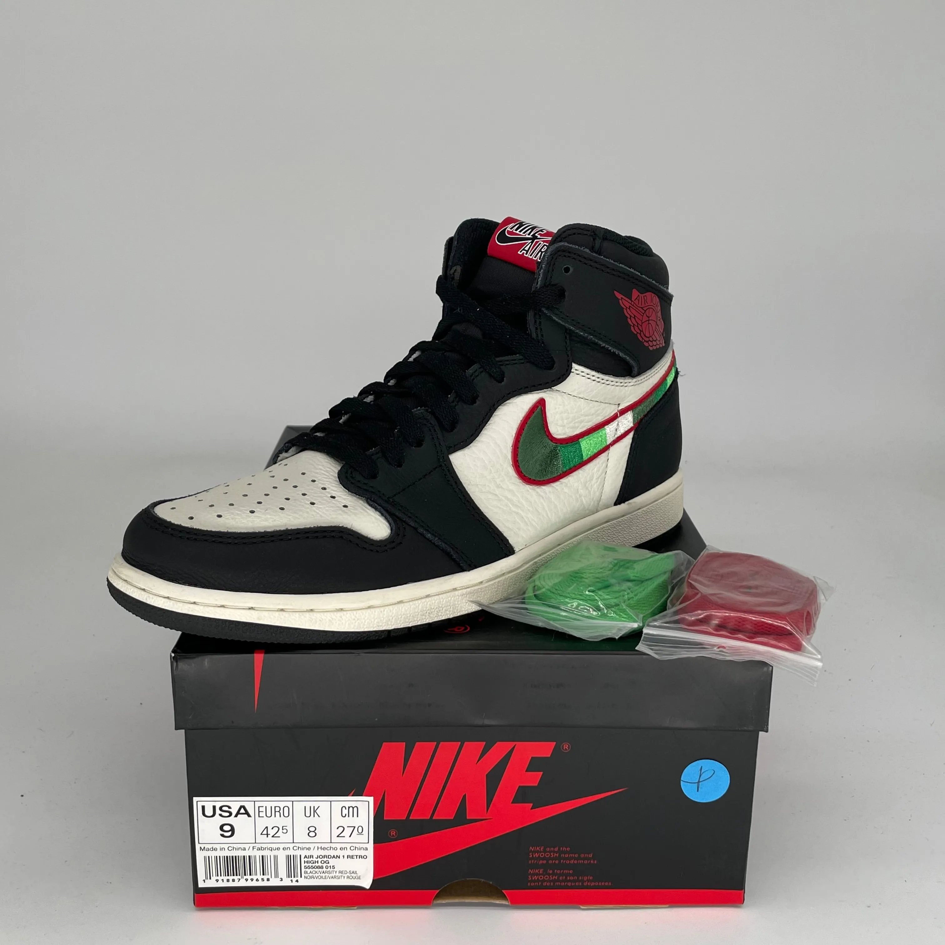 AIR JORDAN 1 SPORTS ILLUSTRATED SIZE 9 555088-015