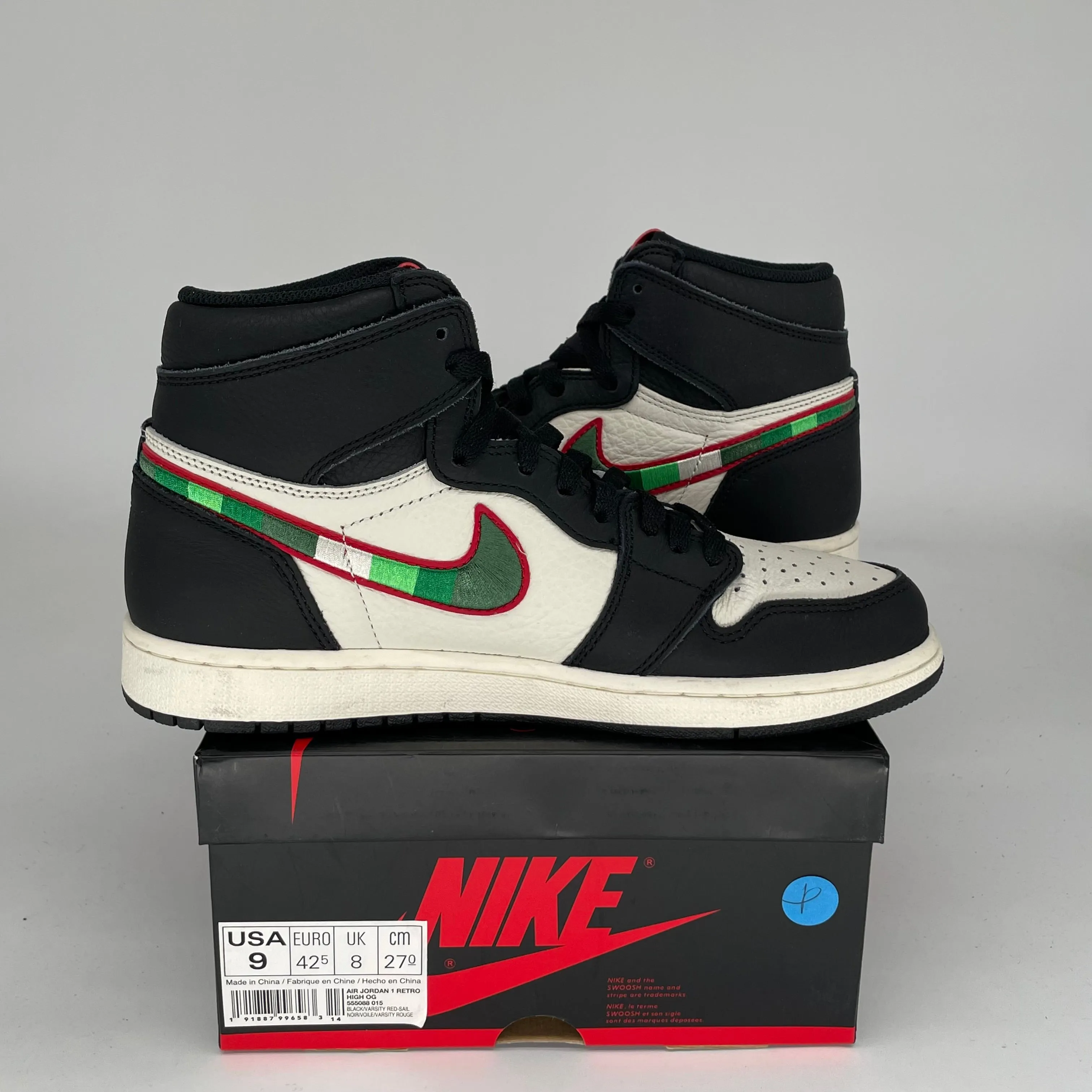 AIR JORDAN 1 SPORTS ILLUSTRATED SIZE 9 555088-015