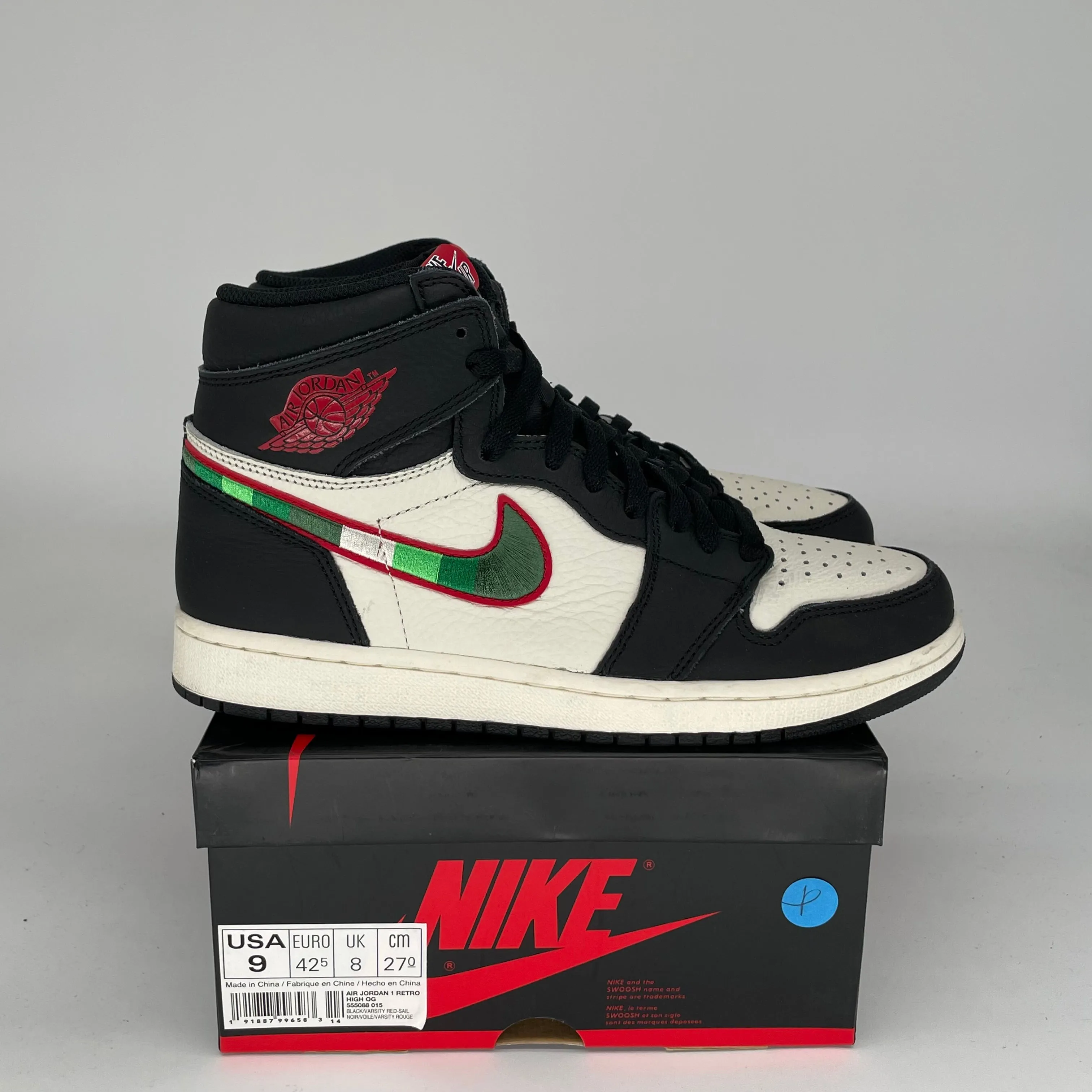 AIR JORDAN 1 SPORTS ILLUSTRATED SIZE 9 555088-015