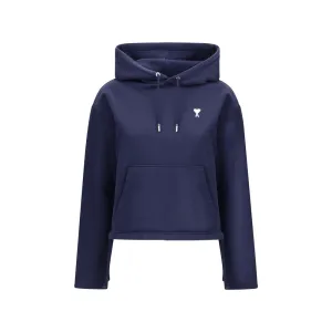 Ami Paris Cropped Women's Hoodie