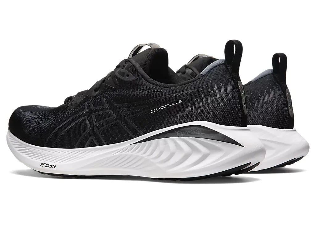 Asics Mens Gel Cumulus 25 Wide- Black/Carrier Grey (1011B620-002) Asics	Running Shoes