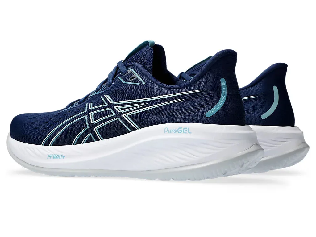 Asics Mens Gel Cumulus 26 - Blue Expanse/Blue Teal (1011B792-401) Asics	Running Shoes