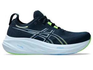 Asics Mens Gel Nimbus 26 - French Blue/Electric Lime (1011B794-400) Asics	Running Shoes