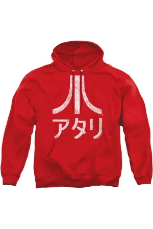 Atari Rough Kanji Adult Pull Over Hoodie