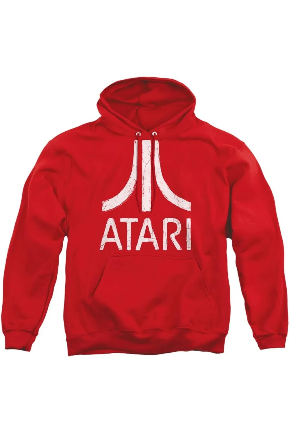 Atari Rough Logo Adult Pull Over Hoodie