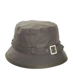Barbour Kelso Wax Belted Hat Olive Clothing Barbour