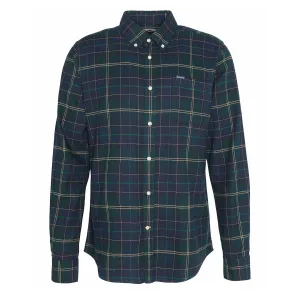 Barbour Kyeloch Tailored Tartan Shirt Green Loch Clothing Barbour