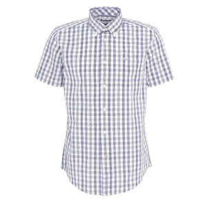 Barbour Longstone Short Sleeve Tailored Shirt Olive Clothing Barbour