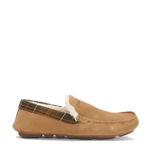 Barbour Monty Moccasin Slipper Camel Suede Clothing Barbour