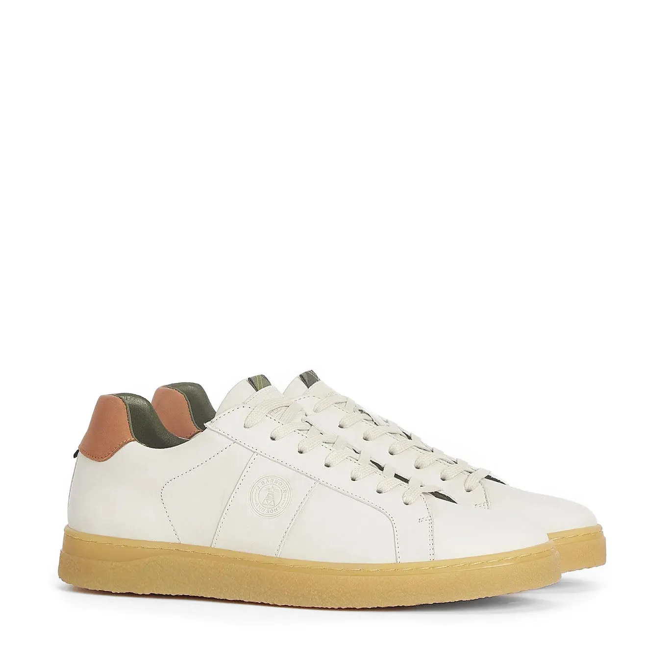 Barbour Reflect Trainer Off White Clothing Barbour