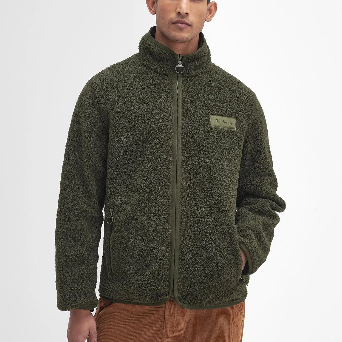 Barbour Reversible Fleece Jacket Fern Clothing Barbour