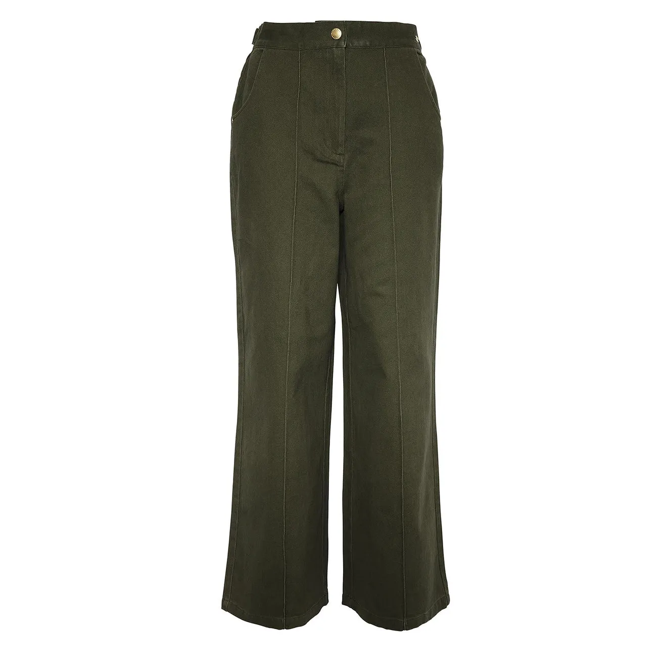 Barbour Womens Allerston Trousers Olive Clothing Barbour