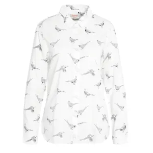 Barbour Womens Safari Shirt Pheasant Print Clothing Barbour