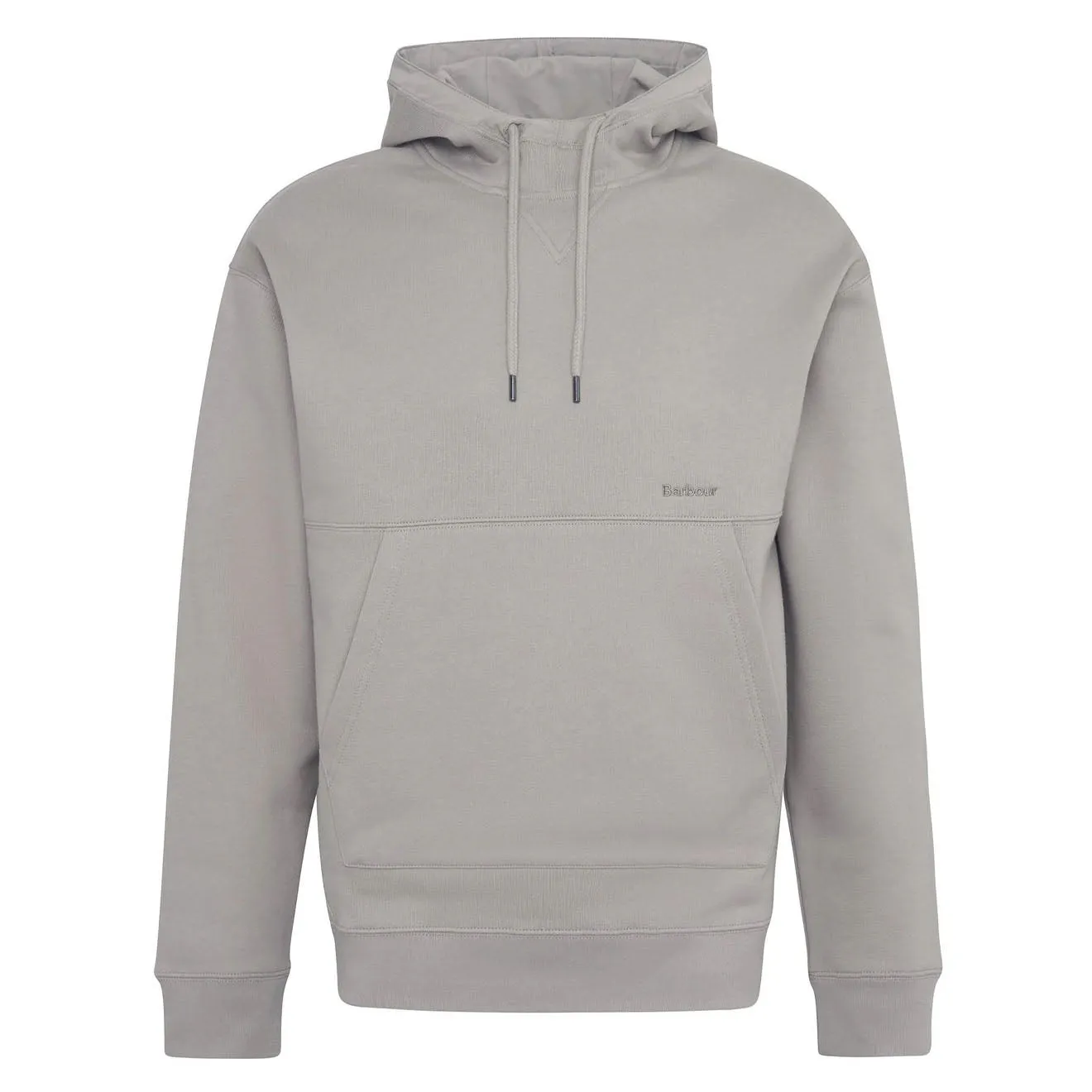 Barbour Yalding Hooded Sweatshirt Concrete Clothing Barbour