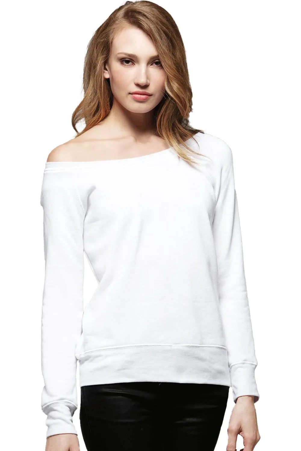 Bella Ladies/Womens Triblend Slouchy Wideneck Sweatshirt