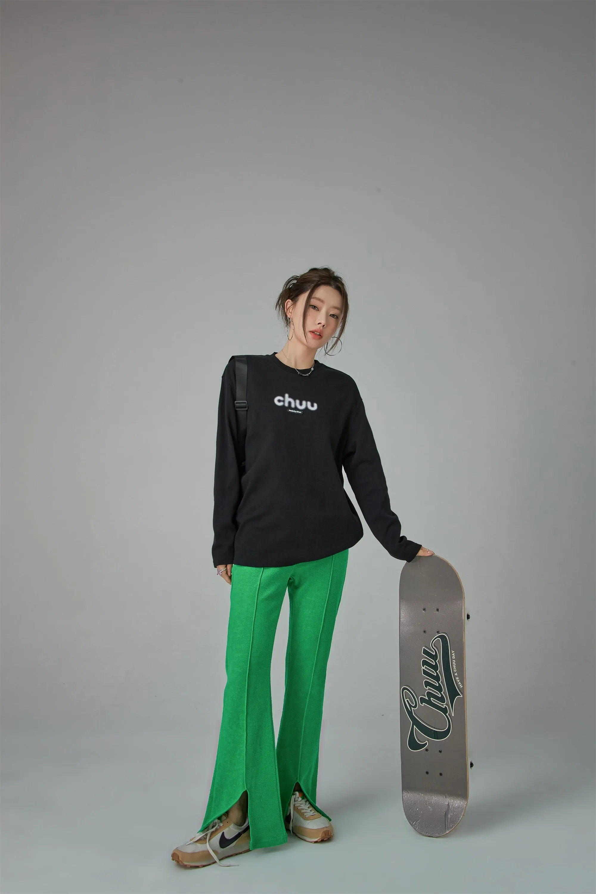 Blurry Long-Sleeved Sweatshirt
