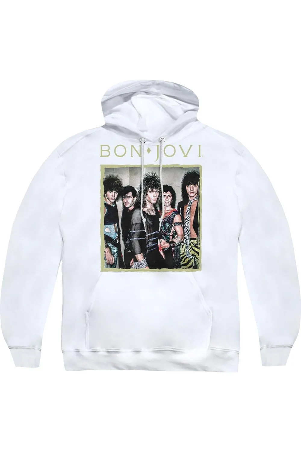 Bon Jovi Framed Adult Pull Over Hoodie