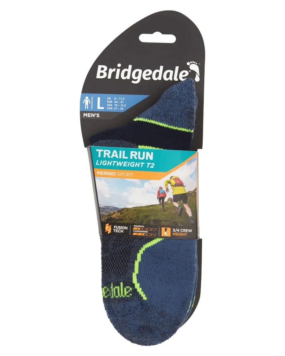 Bridgedale Lightweight T2 Merino Sport 3/4 Crew Socks Bridgedale Socks