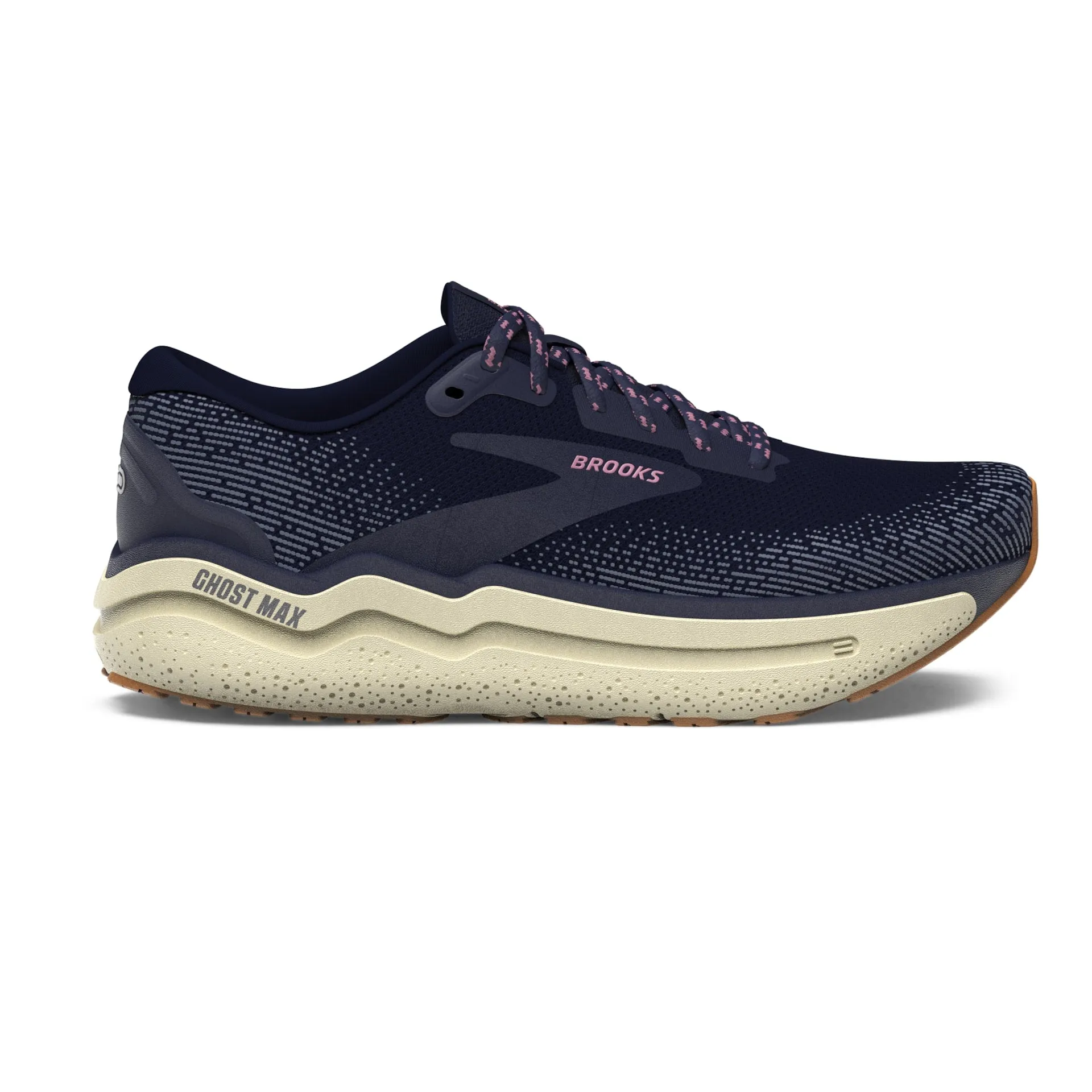 Brooks Womens Ghost Max 2- Peacoat/Orchid/Coconut Milk (1204201B444) Brooks