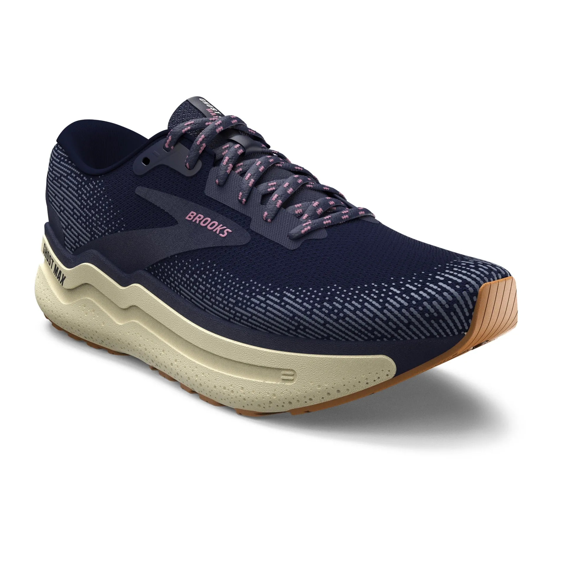 Brooks Womens Ghost Max 2- Peacoat/Orchid/Coconut Milk (1204201B444) Brooks