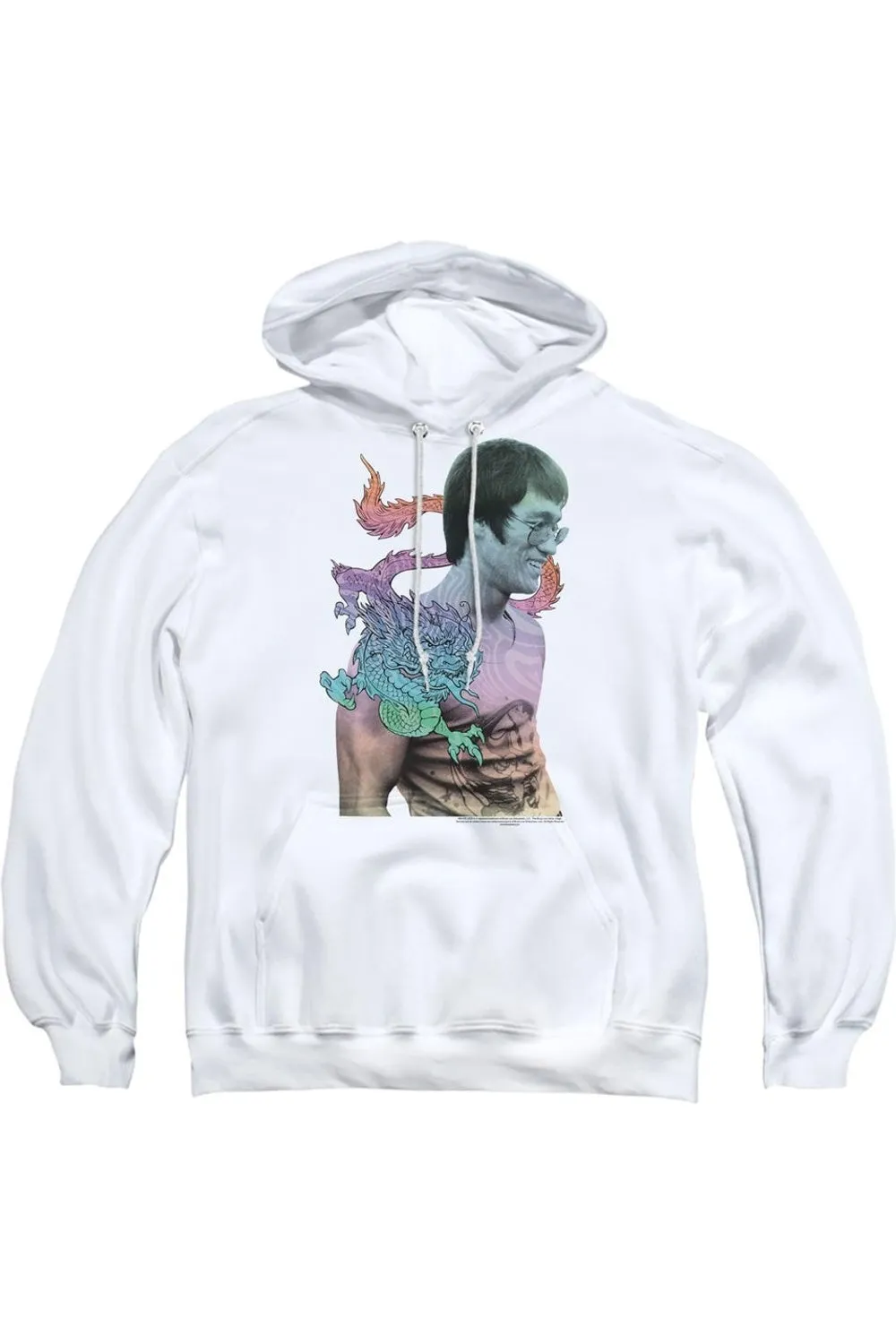 Bruce Lee A Little Bruce Adult Pull Over Hoodie
