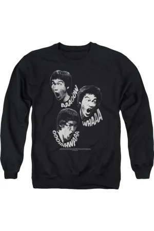 Bruce Lee Sounds Of The Dragon Adult Crewneck Sweatshirt