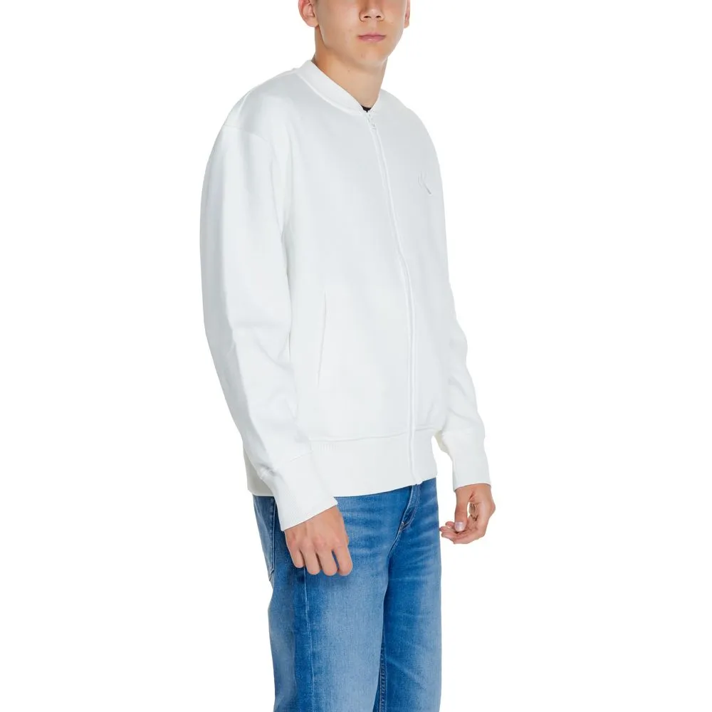 Calvin Klein Jeans White Cotton Cotton Sweater