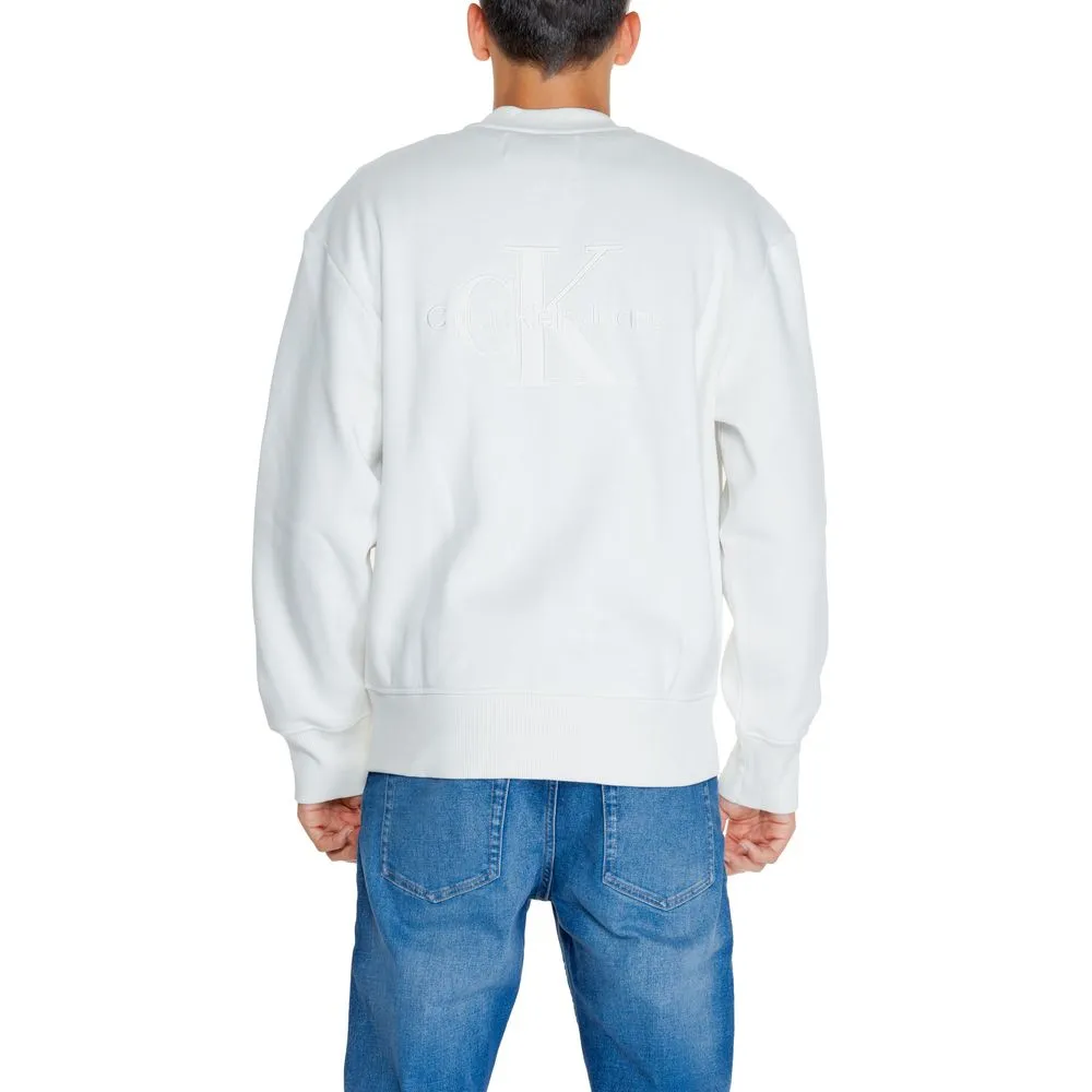 Calvin Klein Jeans White Cotton Cotton Sweater