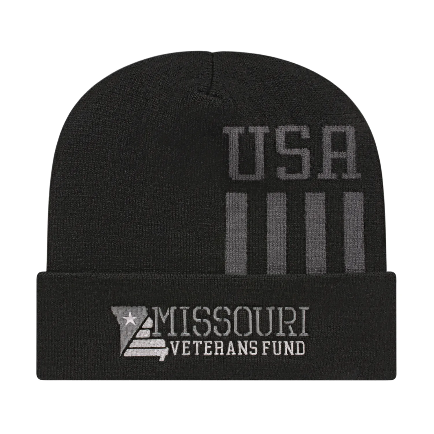 Cap America Caps Patriotic Knit Cap with Cuff