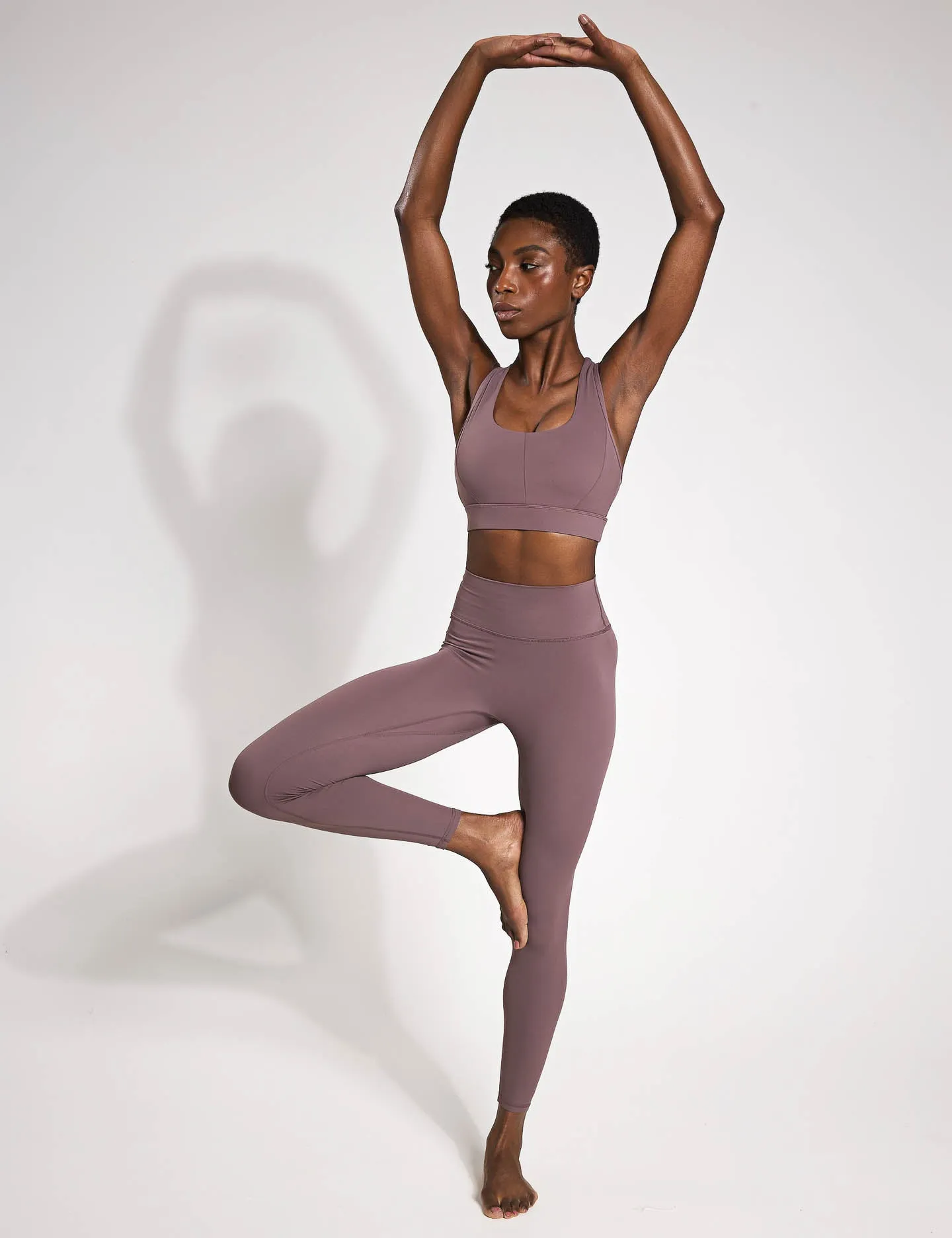 Chloe Cloud-Core Legging - Grape