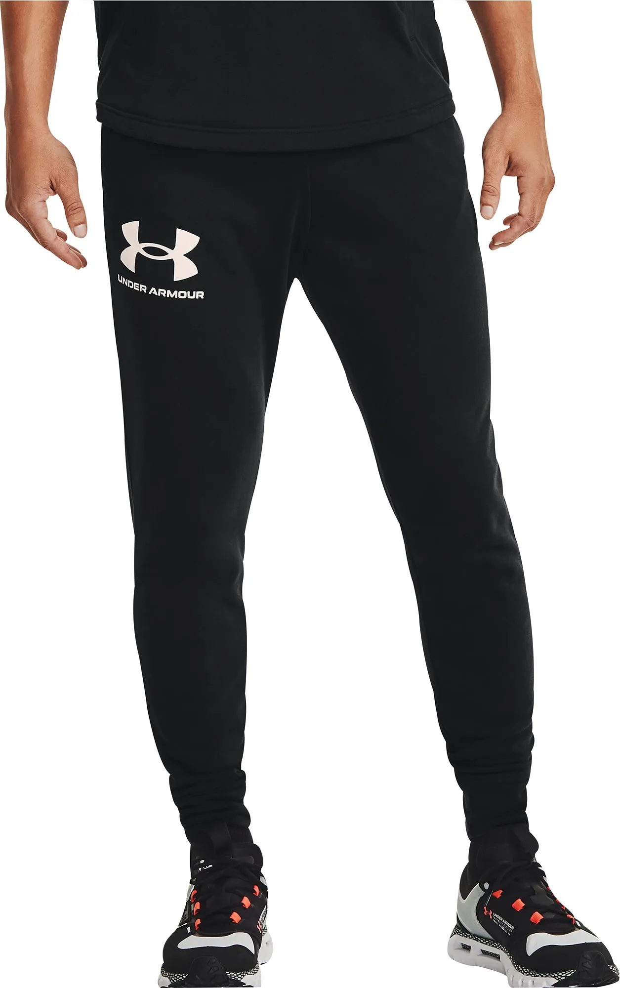 Clothing Under Armour  Men Under Armour Rival Terry Mens Training Joggers - Black