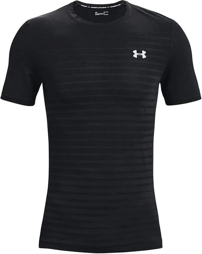 Clothing Under Armour  Men Under Armour Seamless Fade Short Sleeve Mens Training Top - Black