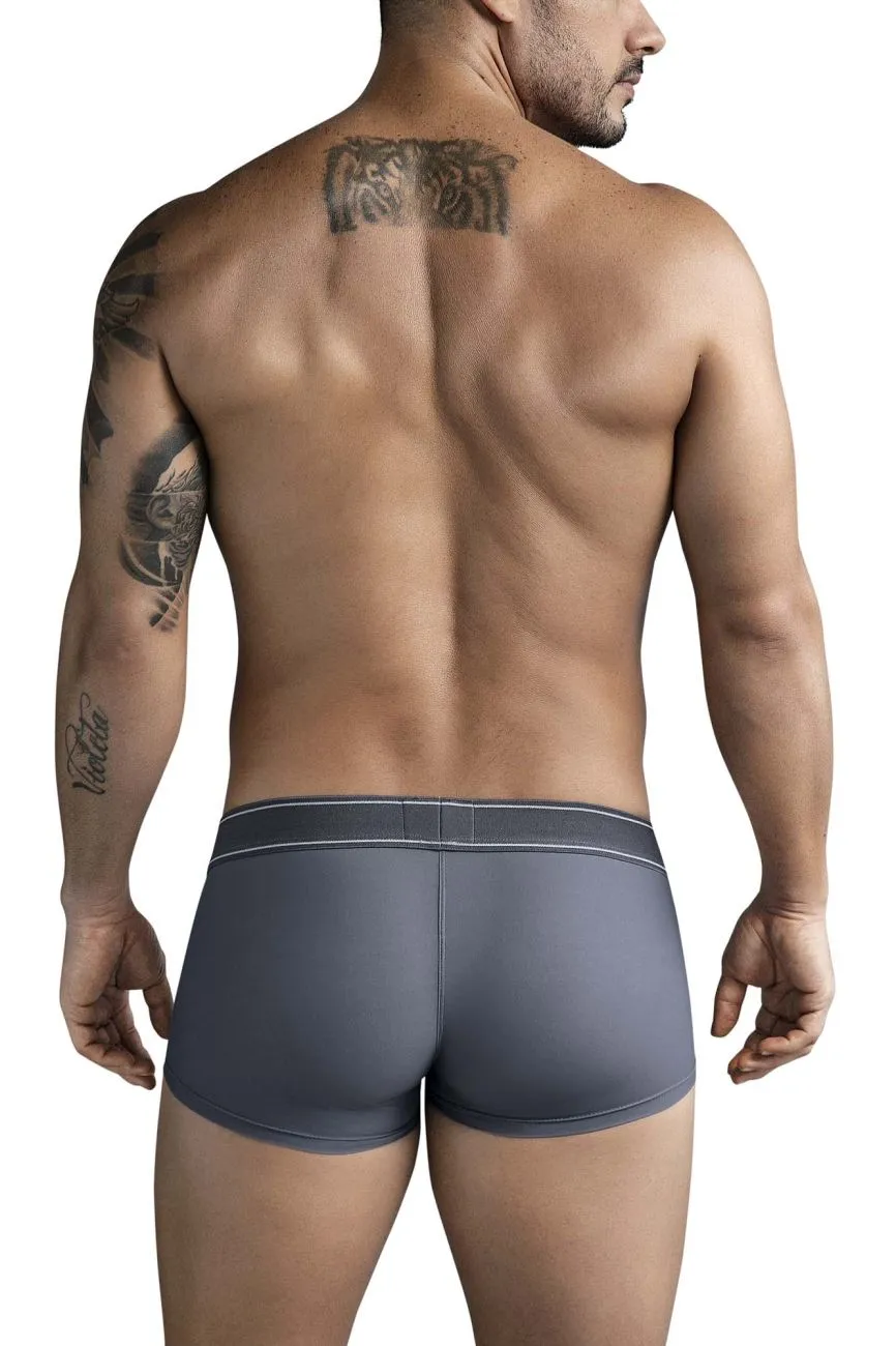 Clothing_Clever_Mens Underwear Clever 1751 Craftiness Trunks Color Dark Gray