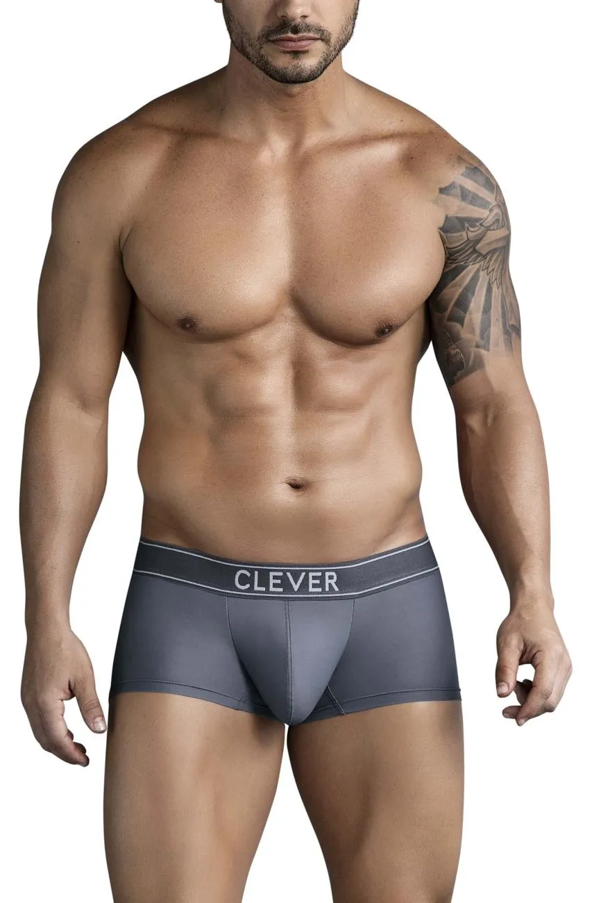 Clothing_Clever_Mens Underwear Clever 1751 Craftiness Trunks Color Dark Gray