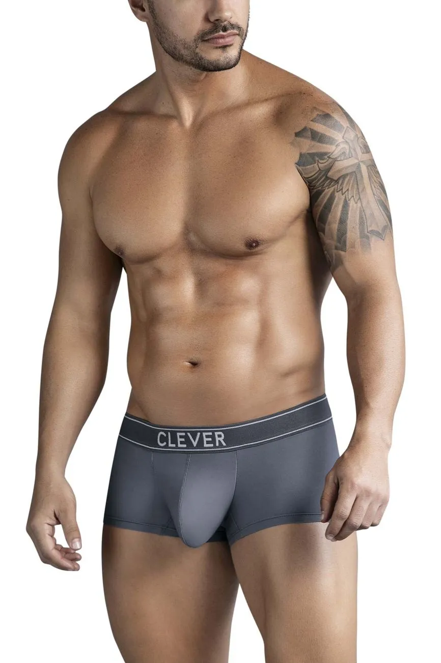 Clothing_Clever_Mens Underwear Clever 1751 Craftiness Trunks Color Dark Gray