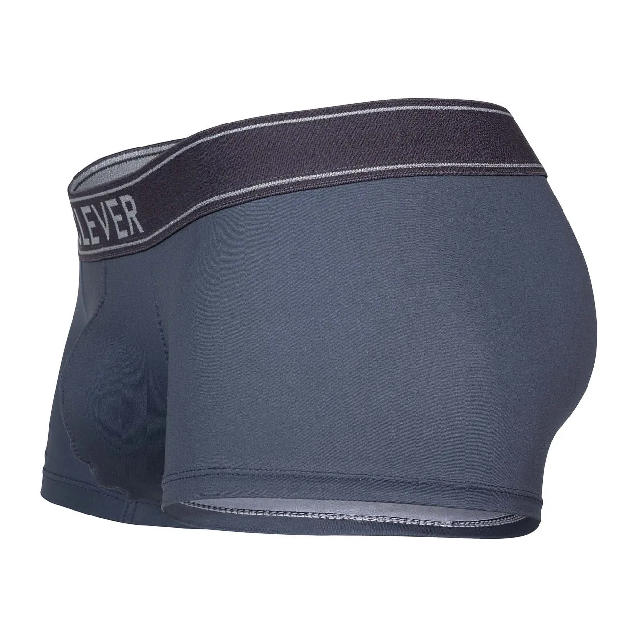 Clothing_Clever_Mens Underwear Clever 1751 Craftiness Trunks Color Dark Gray