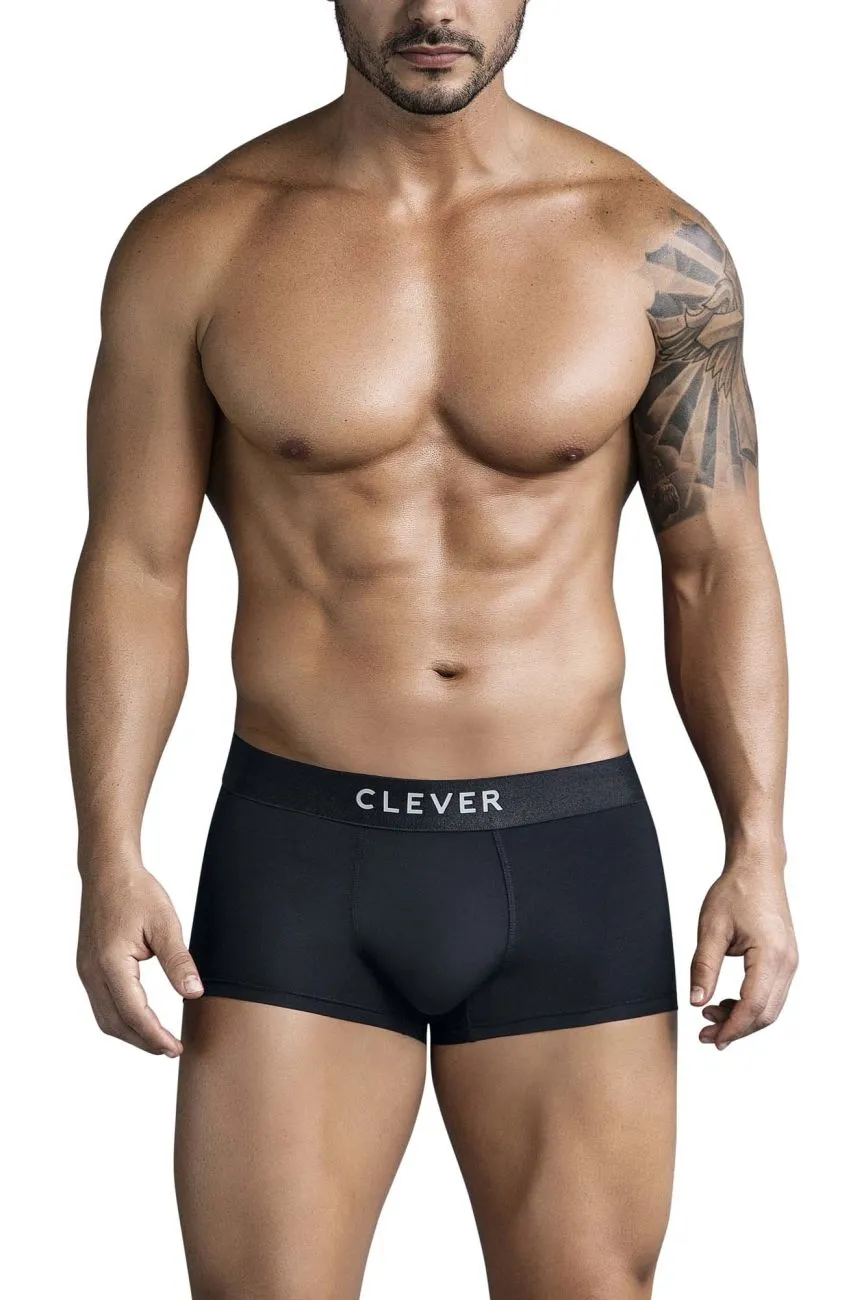 Clothing_Clever_Mens Underwear Clever 1752 Victor Trunks Color Black
