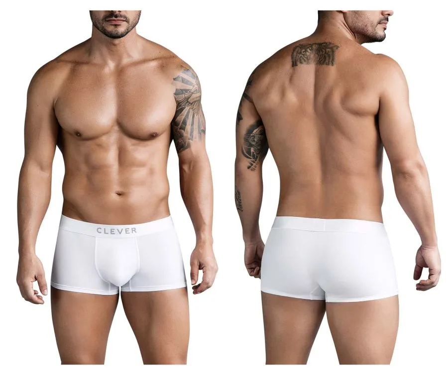 Clothing_Clever_Mens Underwear Clever 1752 Victor Trunks Color White