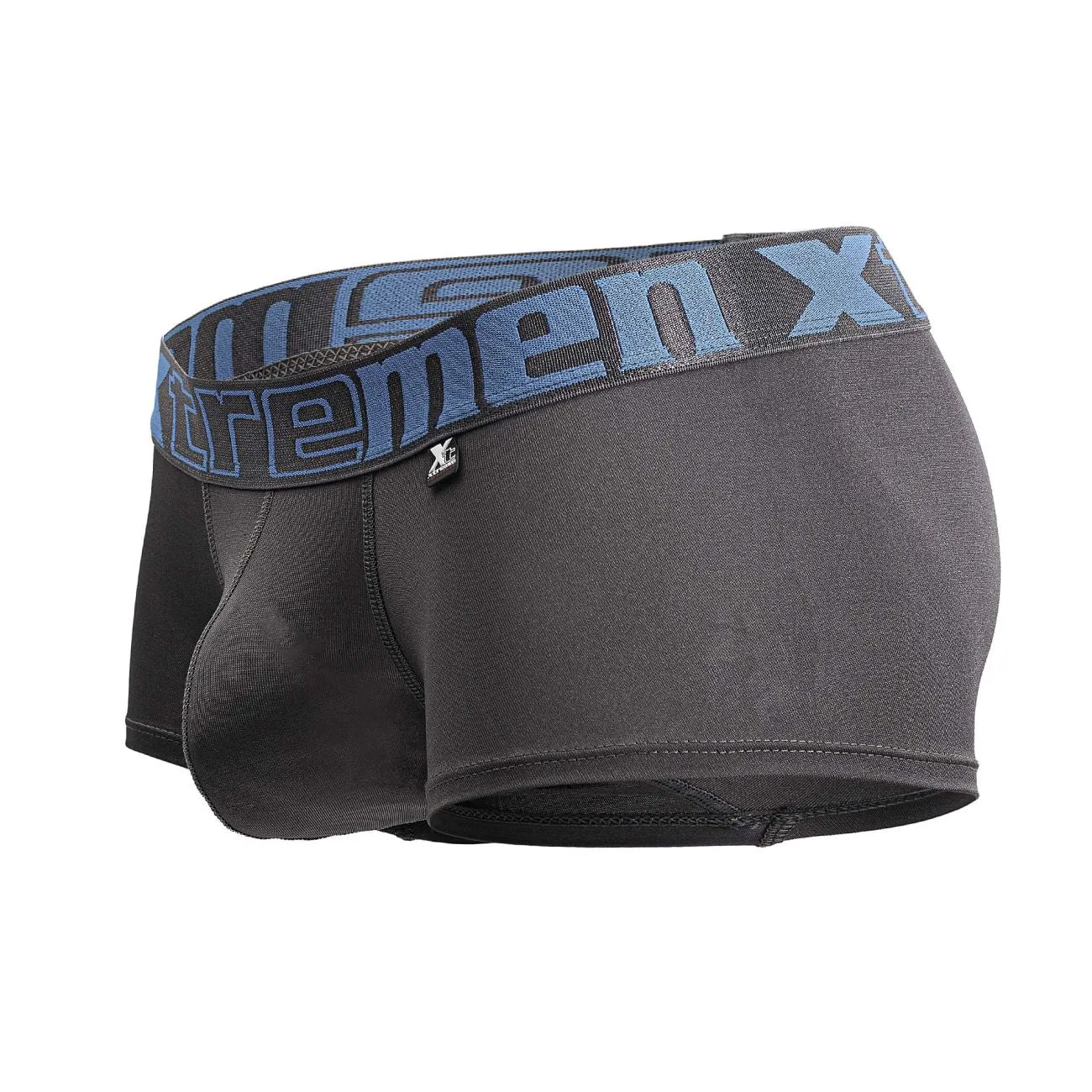 Clothing_Xtremen_Underwear Xtremen 91206B Microfiber Trunks Color Gray