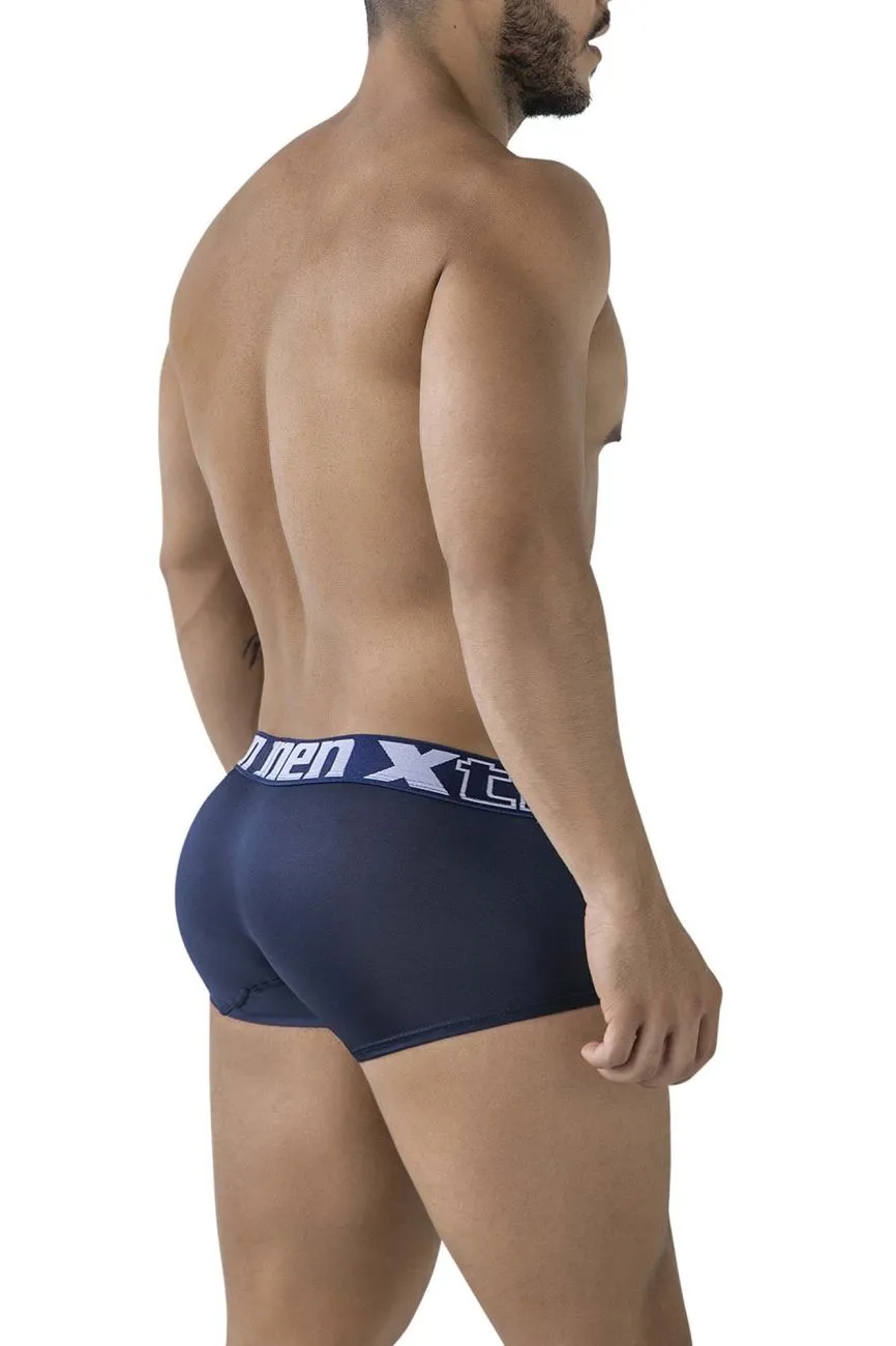 Clothing_Xtremen_Underwear Xtremen 91206B Microfiber Trunks Color Navy